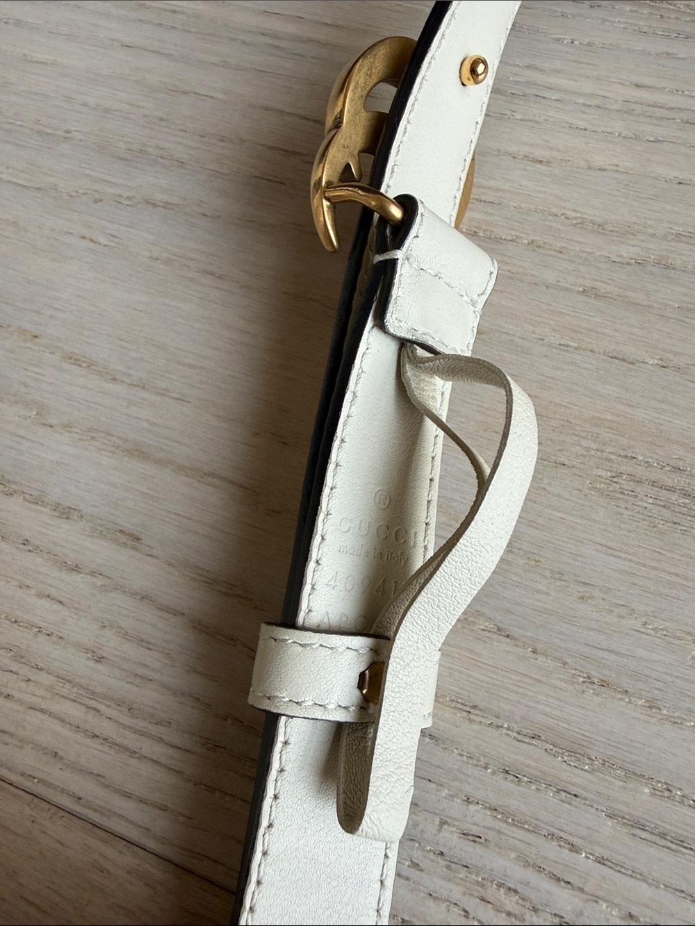Gucci GG Marmont Thin Belt Size 100 • 40 Style ‎409417 Authentic - Picture 7 of 12